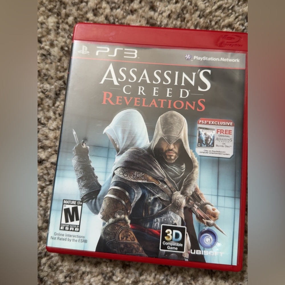 Assassin's Creed Revelations for PS3 - Black and Red